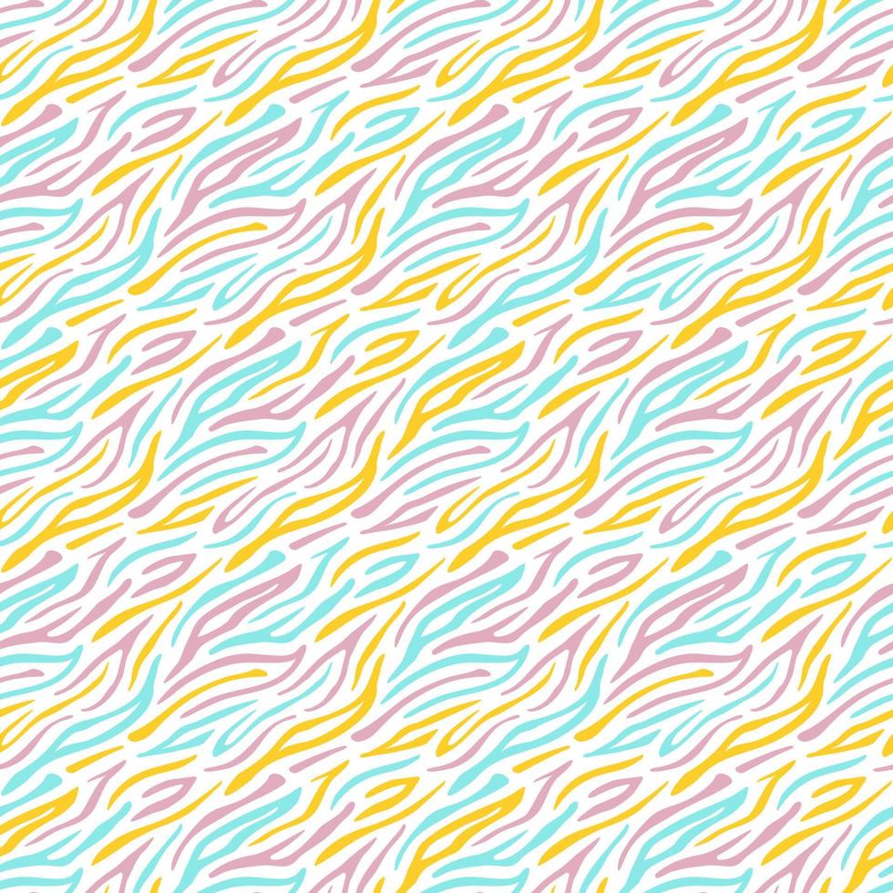 Children's multi-colored seamless pattern. Cute abstract background. vector