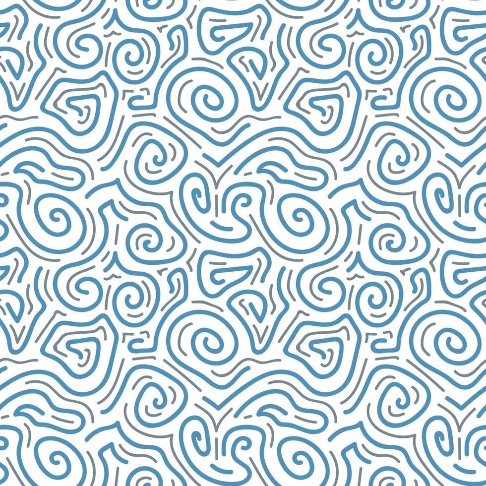 Vector drawing seamless pattern. Line hand drawn monochrome background. Ornament for fabric, wallpaper, packaging.