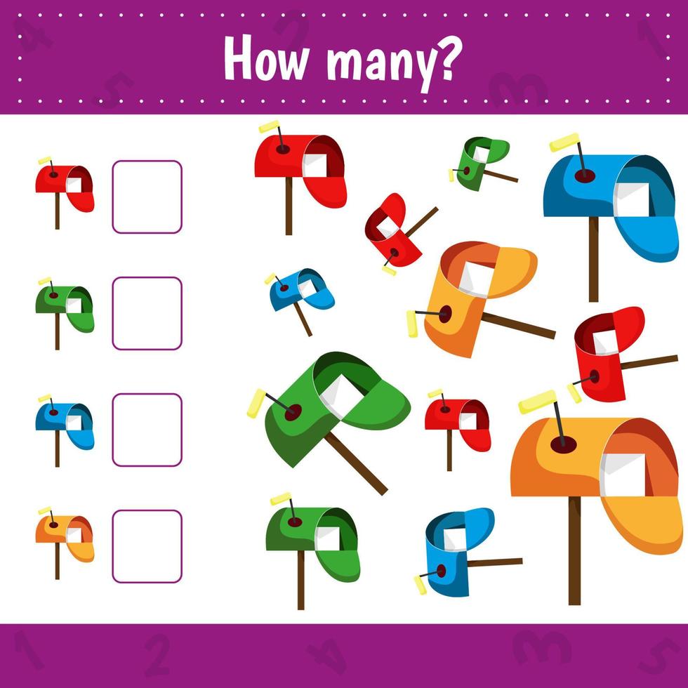 How many postboxes are there vector