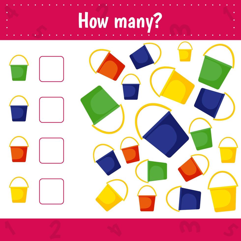 How many buckets are there vector