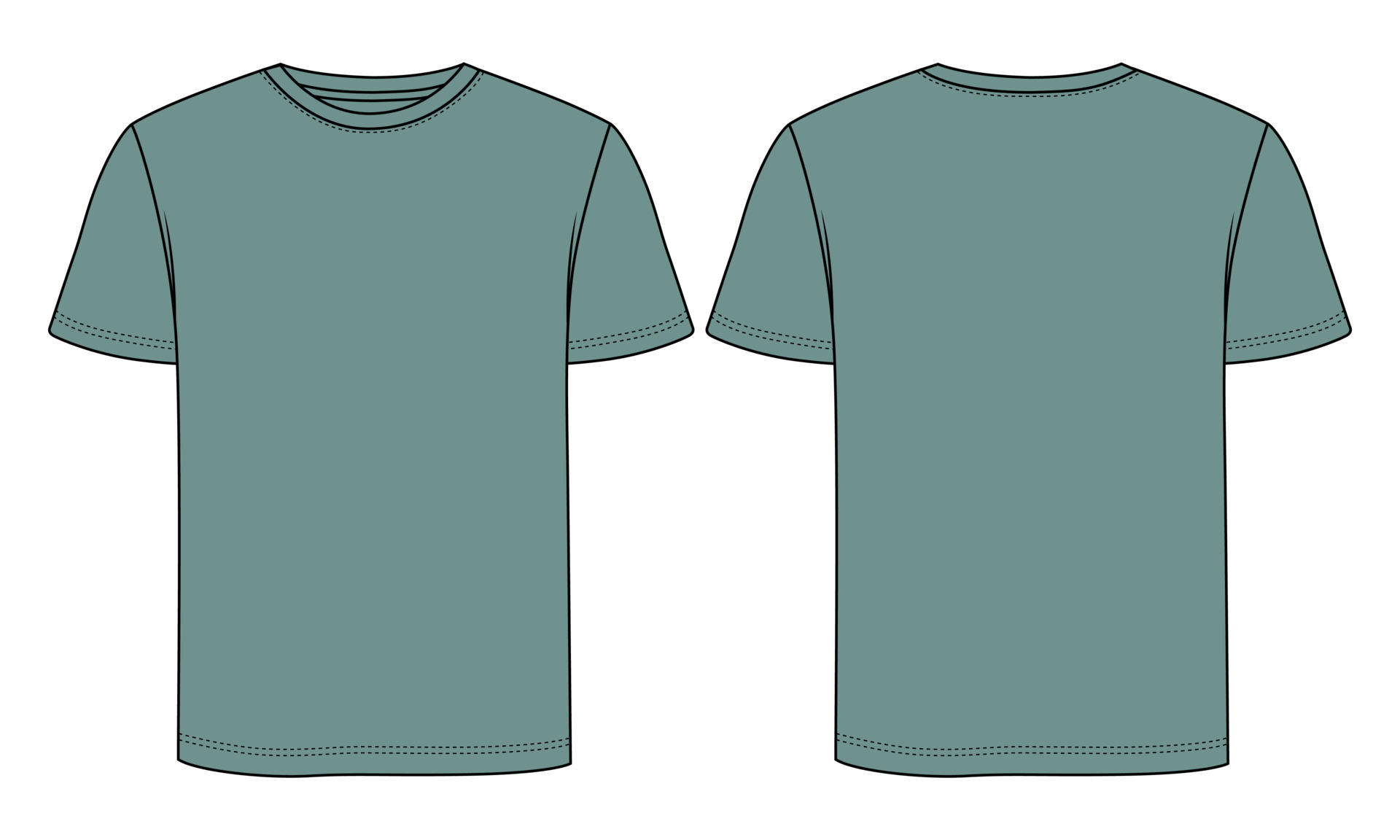 430 Drawing Of A Blank T Shirt Model Illustrations RoyaltyFree Vector  Graphics  Clip Art  iStock