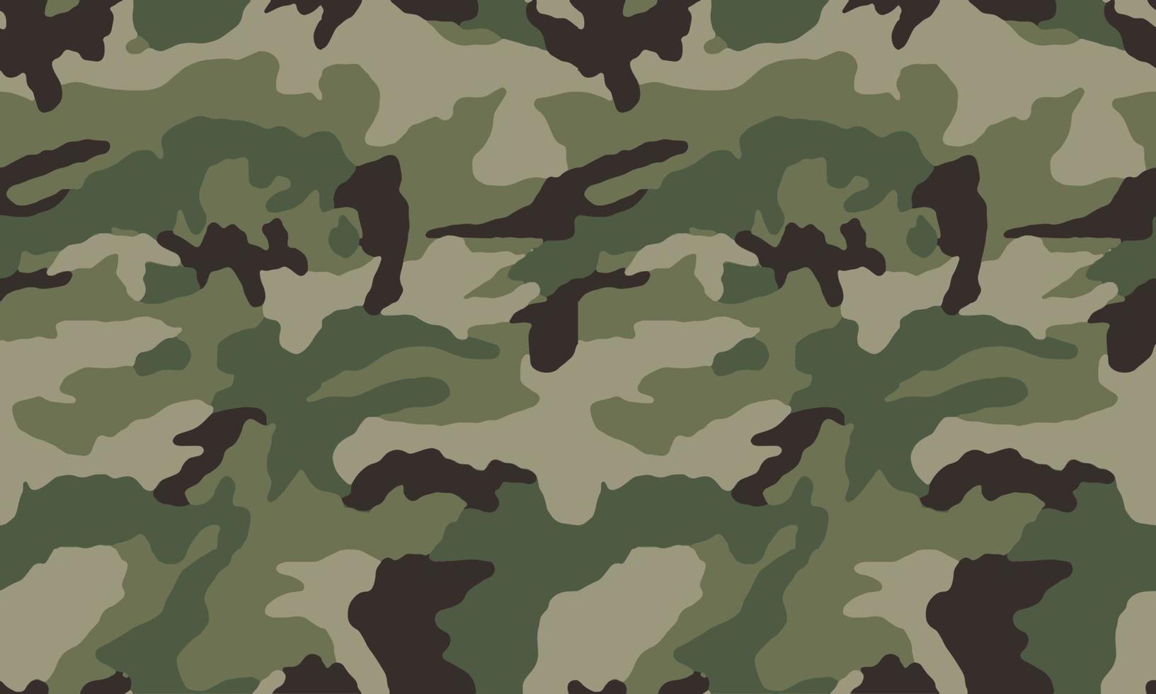 el camuflaje militar de textura repite el patrón vectorial sin costuras para tela, fondo, papel tapiz y otros. estampado de ropa clásica. patrón de camuflaje de vector transparente monocromo abstracto.