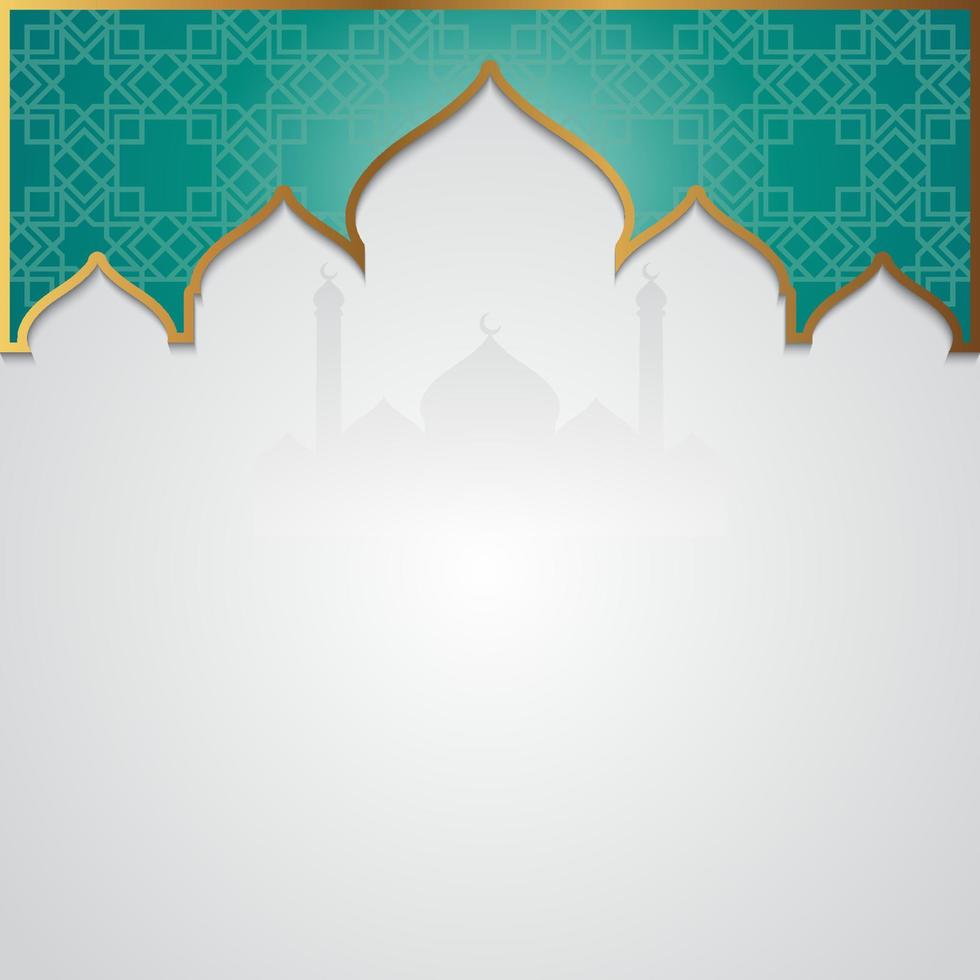 islamic background for ramadan or eid vector