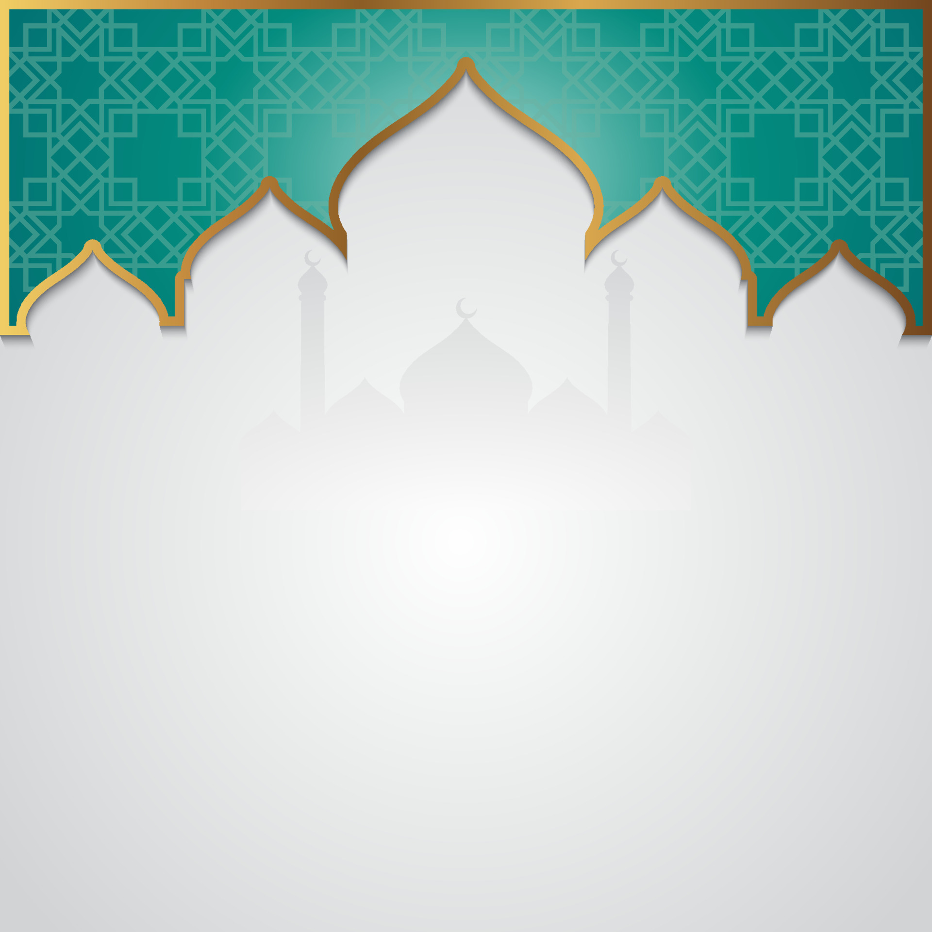 islamic ramadan background vector