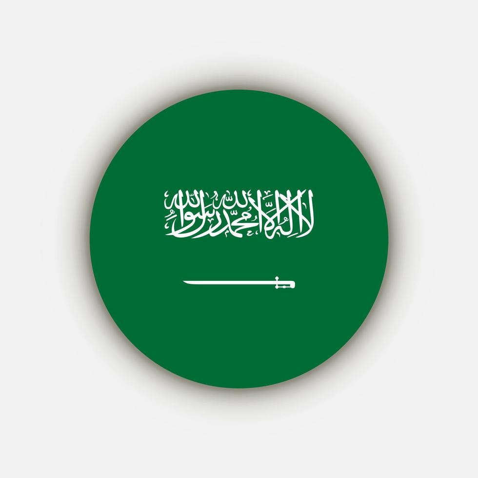 país arabia saudita. bandera de arabia saudita. ilustración vectorial vector