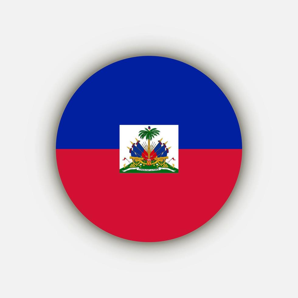 Country Haiti. Haiti flag. Vector illustration.