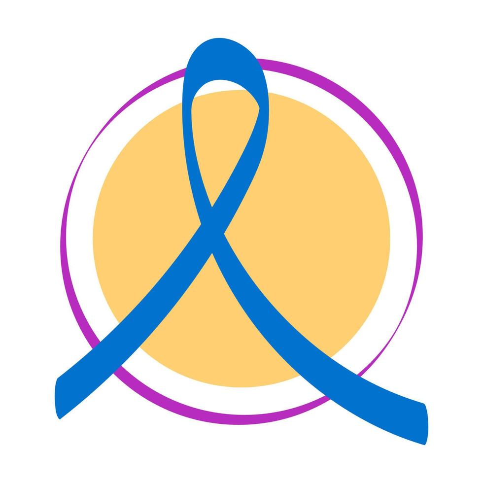 Emblem for Bladder cancer awareness month vector