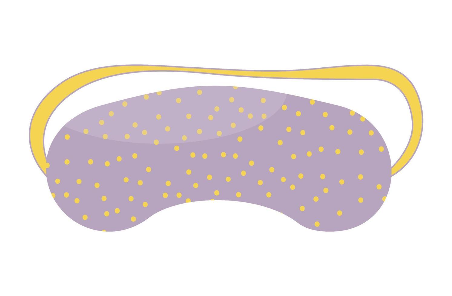 Sleep mask in flat style. vector