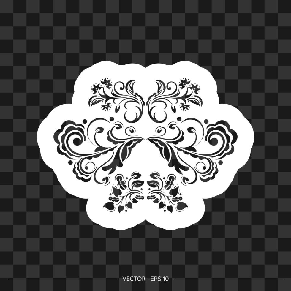 Print with flowers in Simple style. Good for covers, fabrics, postcards and printing. Vector illustration.