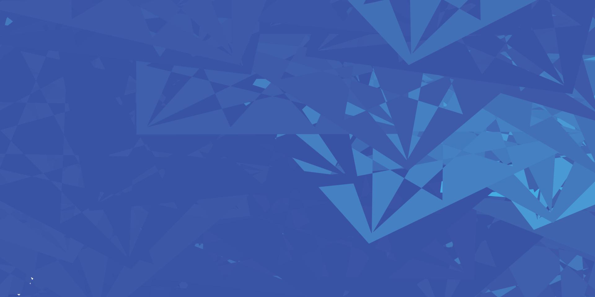 Light BLUE vector background with polygonal forms.