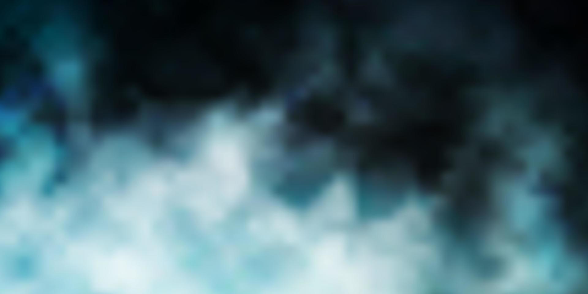 Dark BLUE vector texture with cloudy sky.