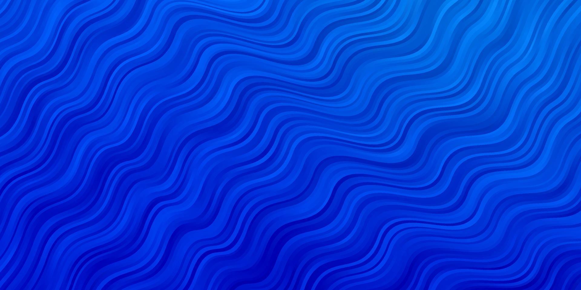 textura de vector azul claro con líneas torcidas.