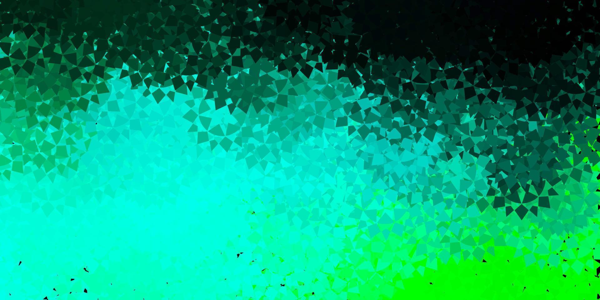 Light green vector texture with random triangles.