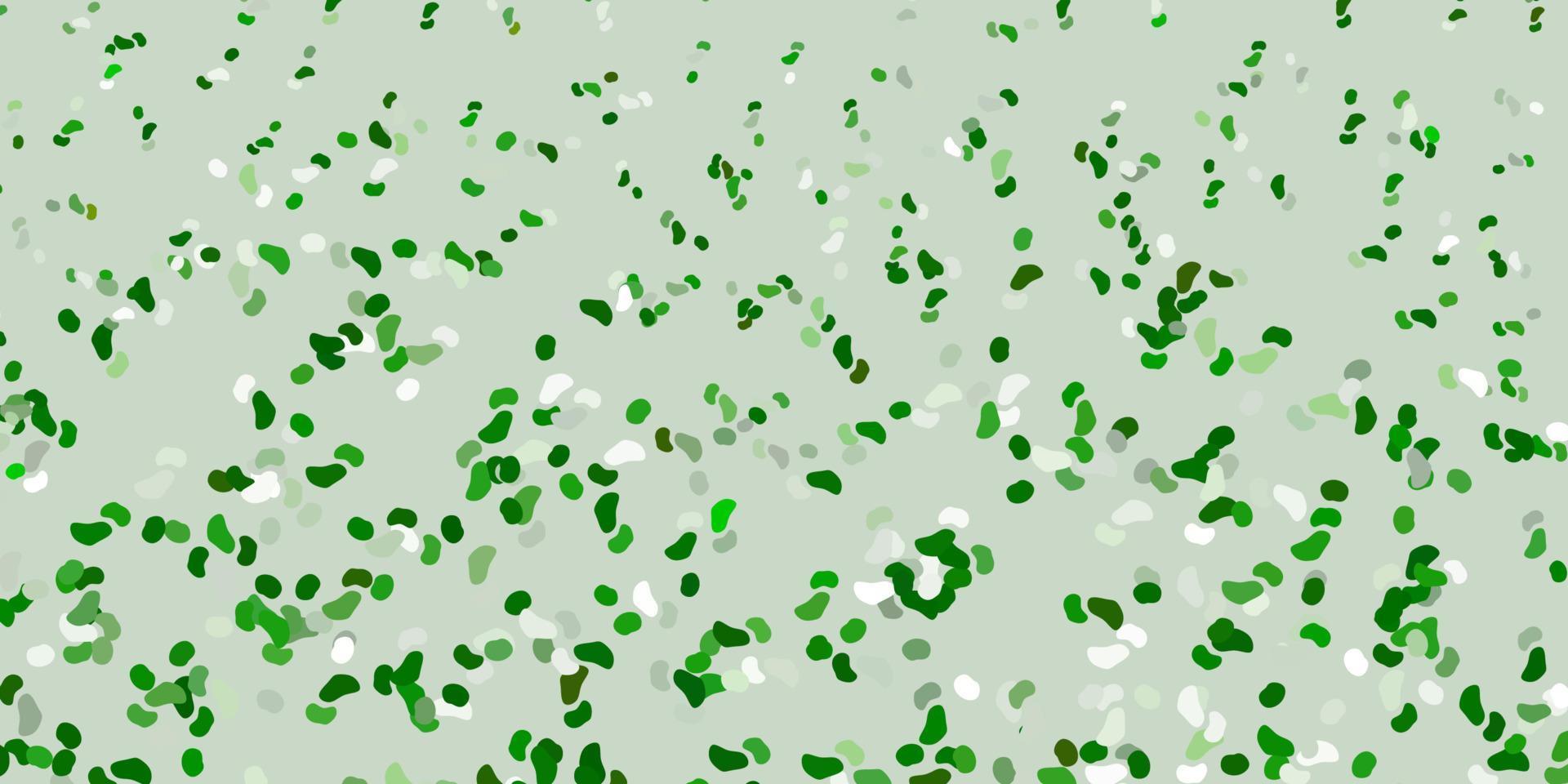 Light green vector background with random forms.