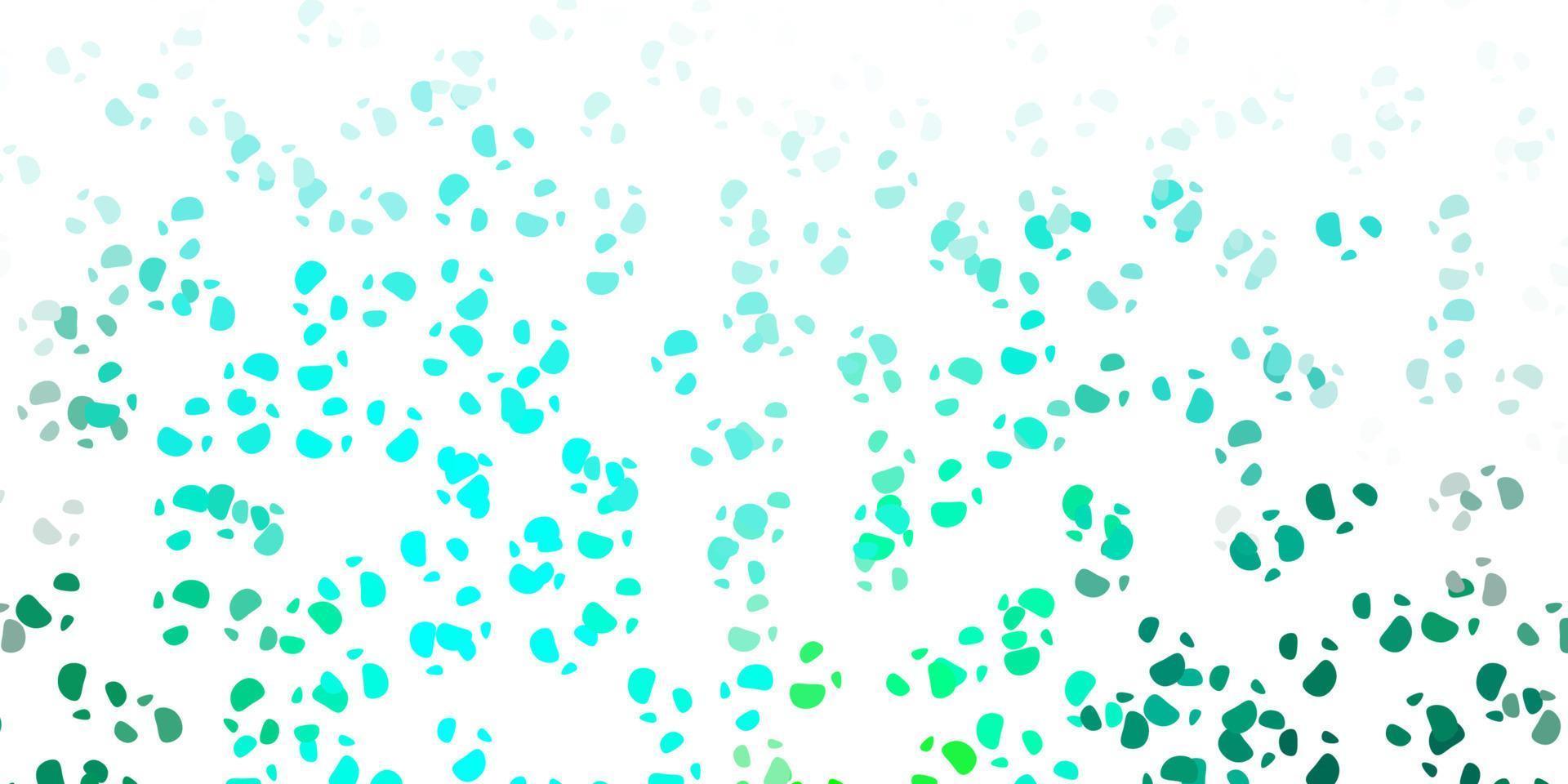 Light green vector template with abstract forms.