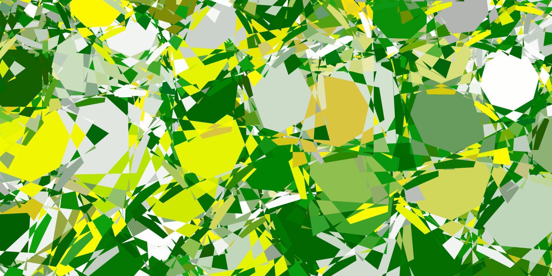 Light Green, Red vector background with triangles.