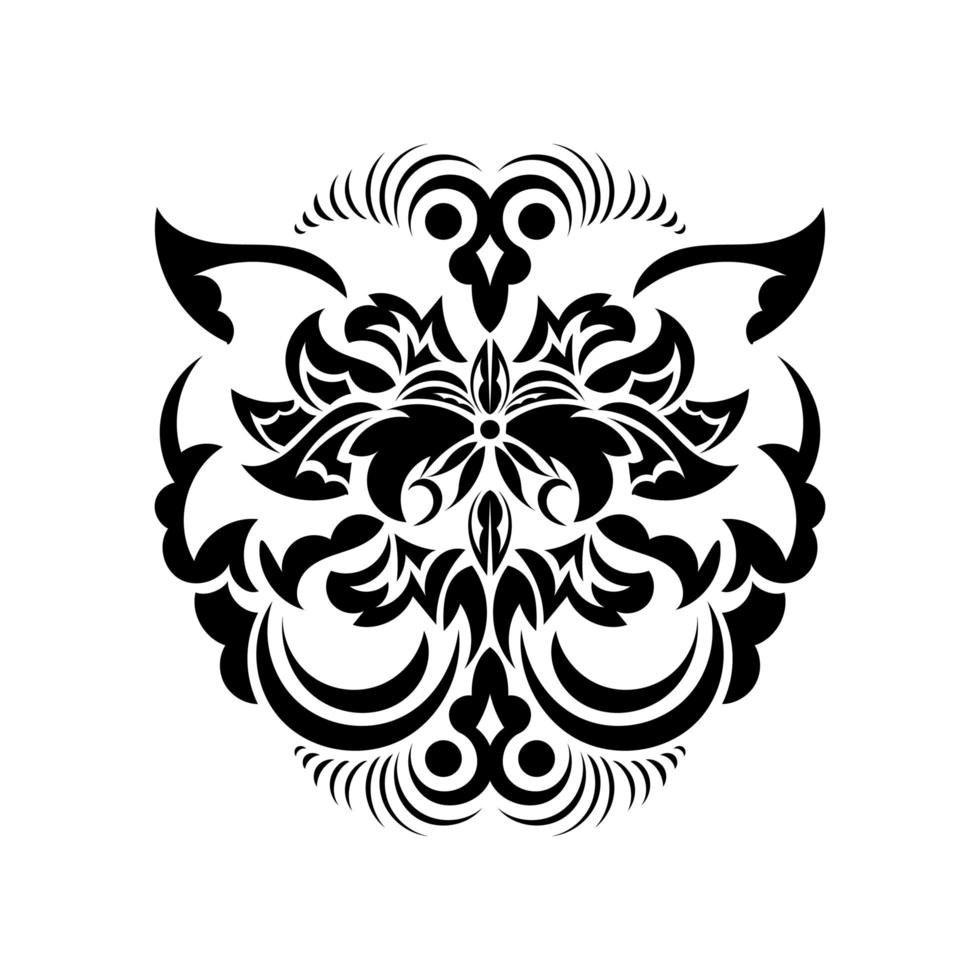 ornamento floral del monograma del borde del marco victoriano barroco vintage. tatuaje blanco y negro filigrana caligráfico vector escudo heráldico remolino