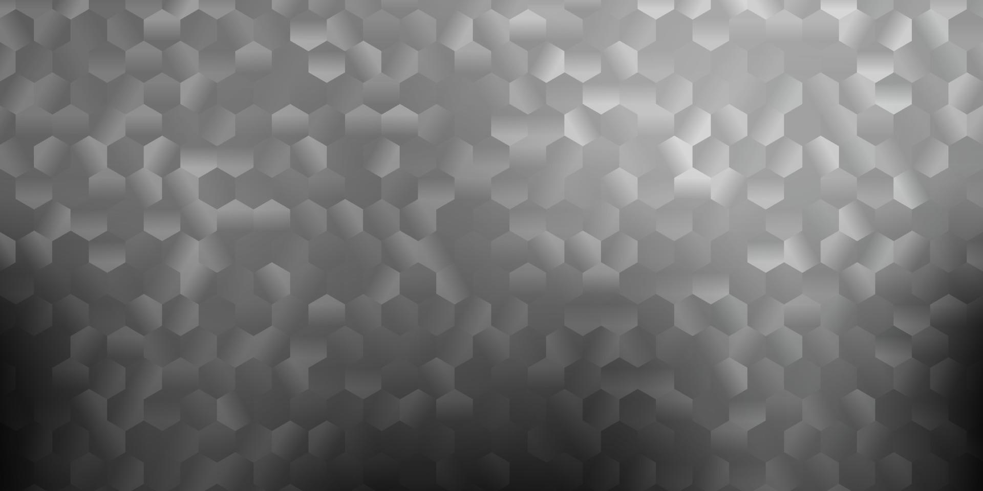 Light gray vector background with hexagonal shapes.