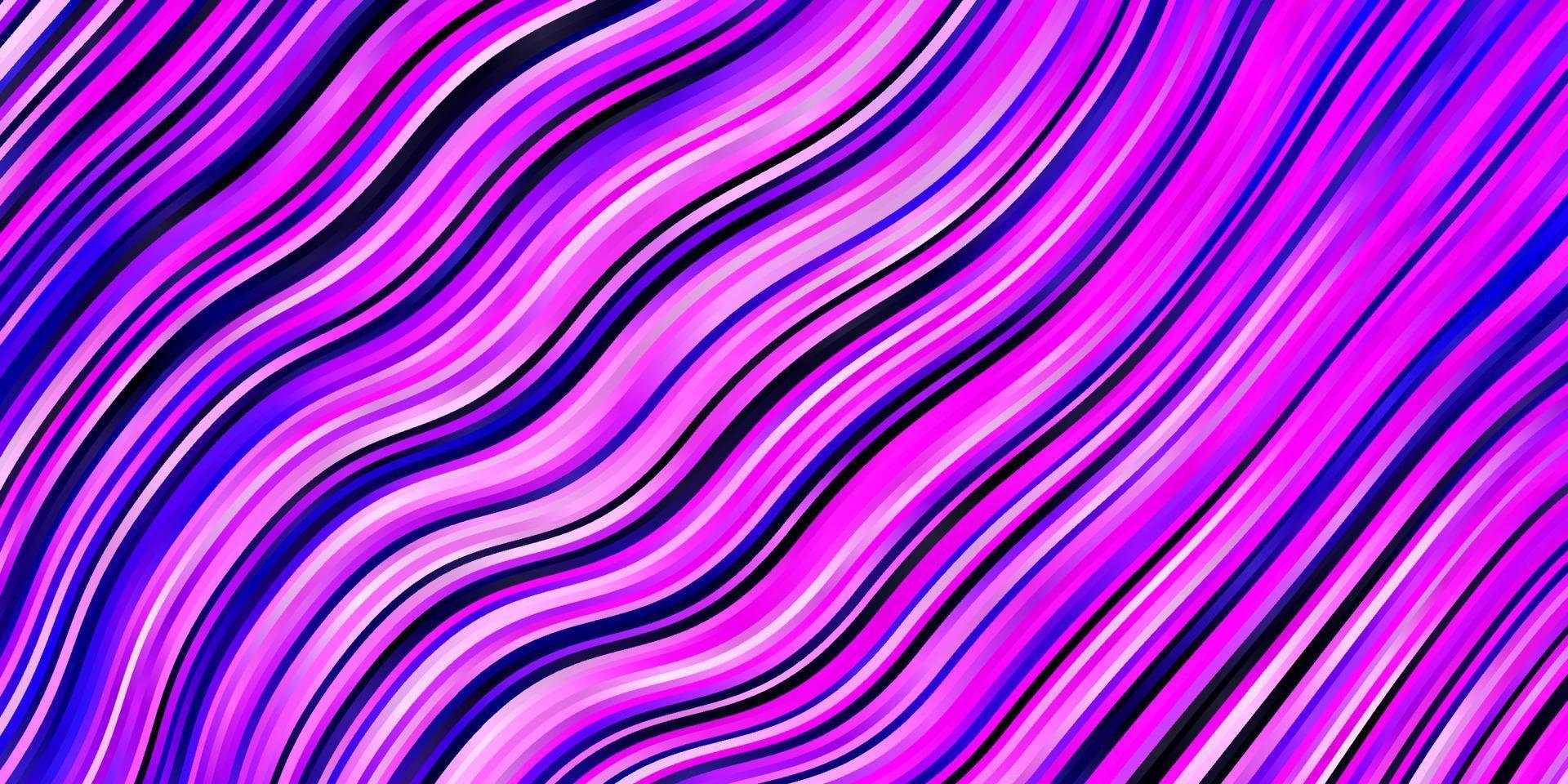 Light Purple vector background with curves.