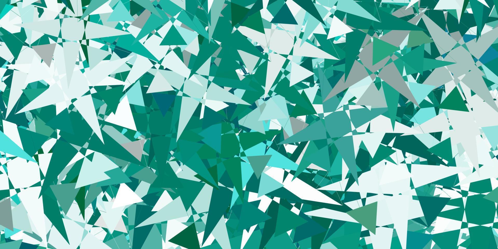 Light Green vector background with polygonal forms.