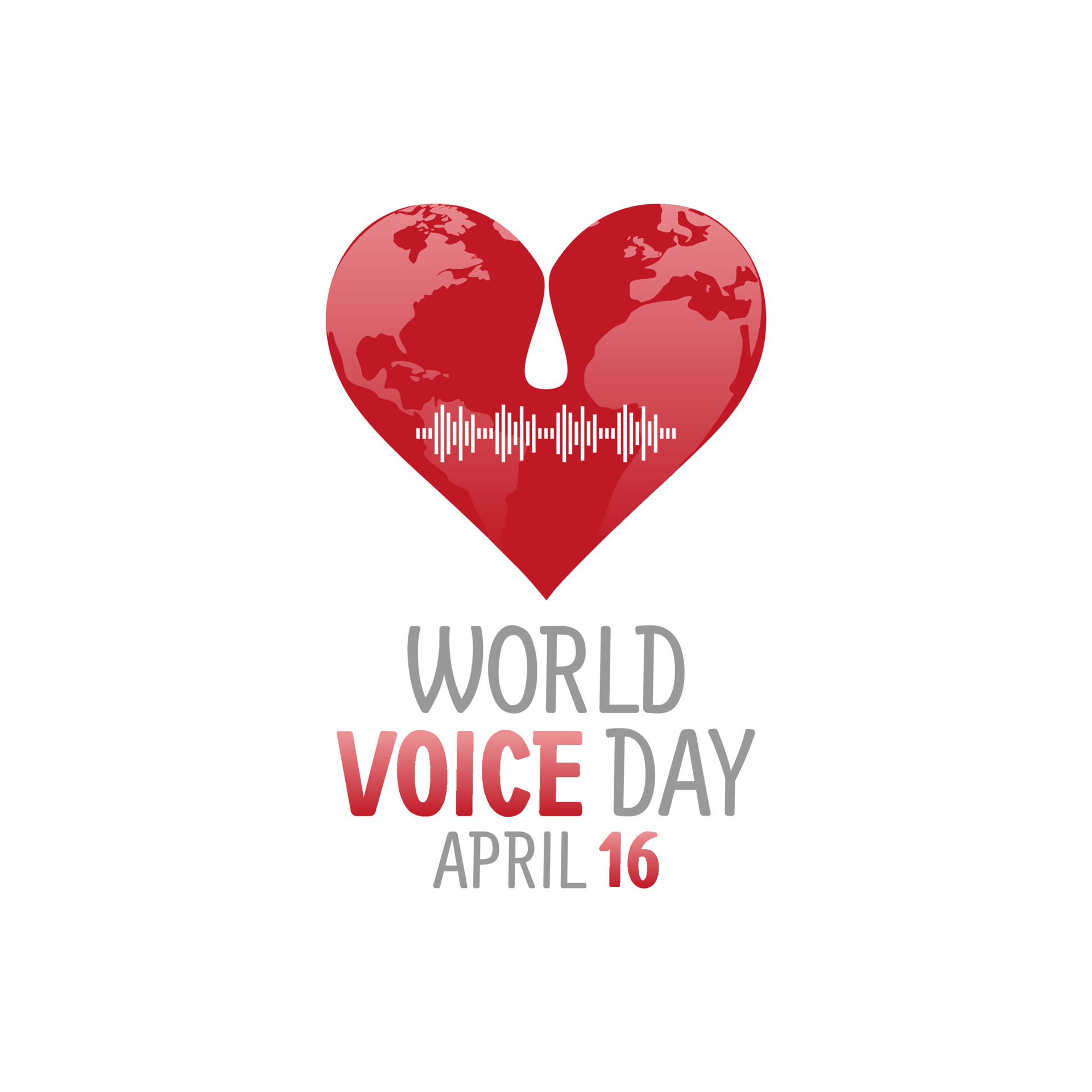 vector graphic of world voice day good for world voice day celebration
