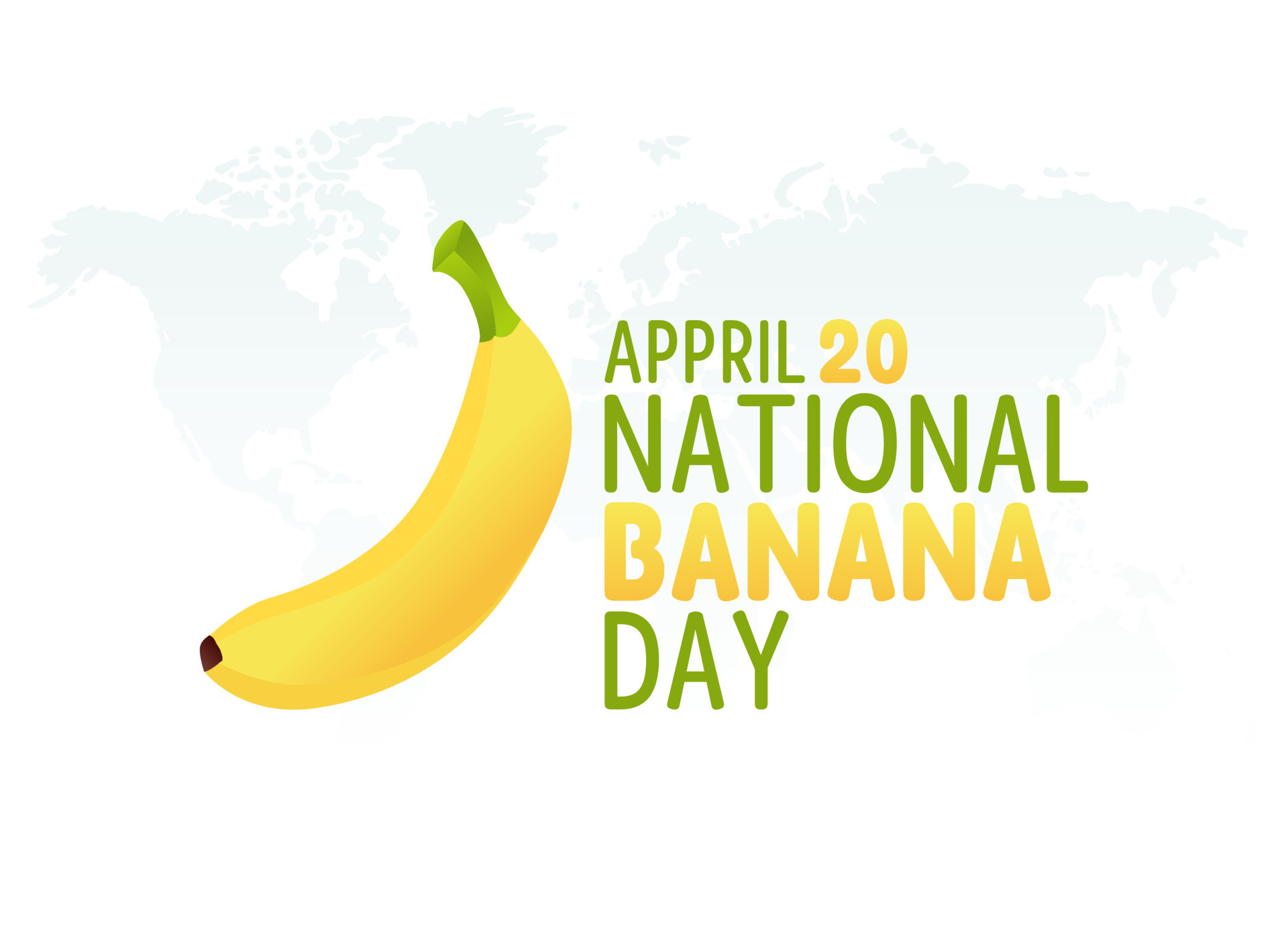 vector graphic of national banana day good for national banana day