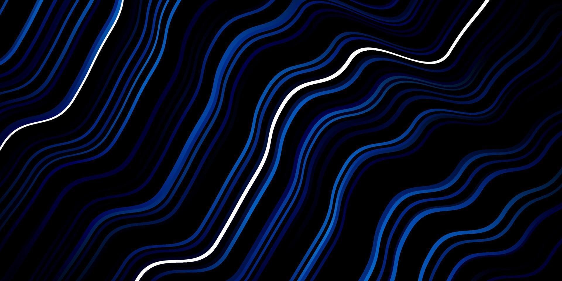 Dark BLUE vector background with bows.