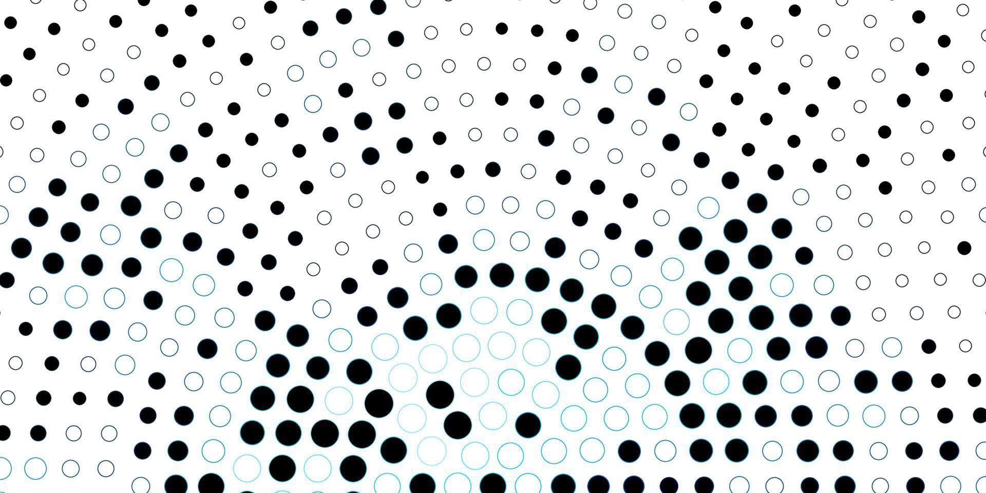 Dark BLUE vector background with bubbles.