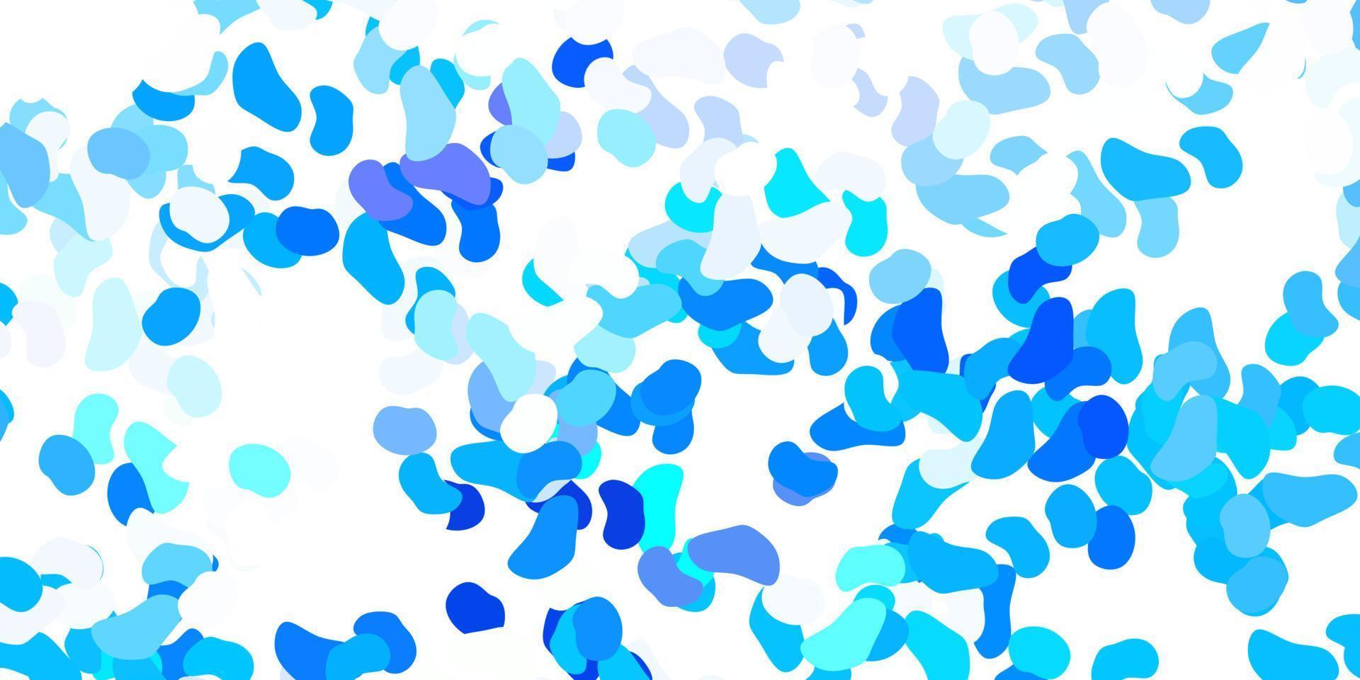 Light blue vector pattern with abstract shapes.