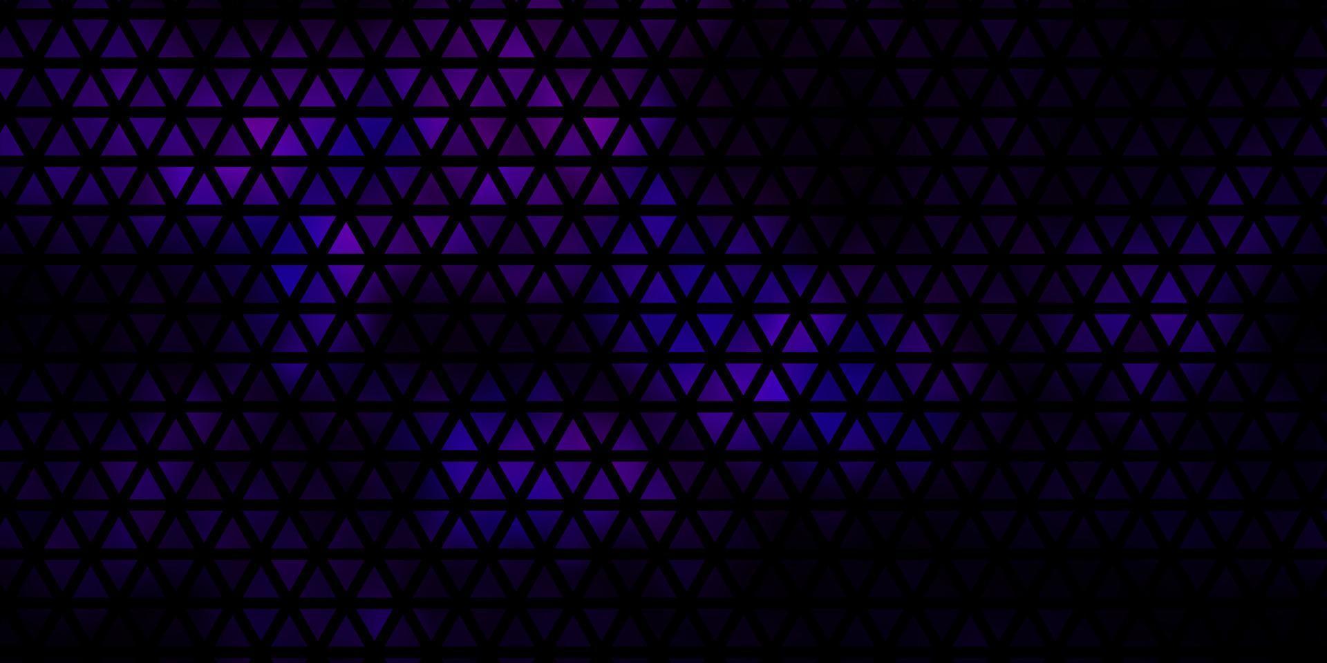 Dark Pink vector background with polygonal style.