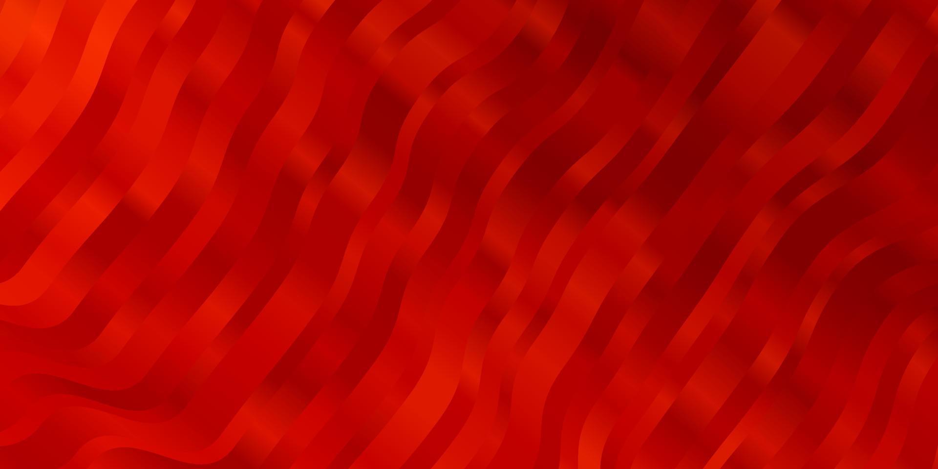 Light Orange vector template with wry lines.