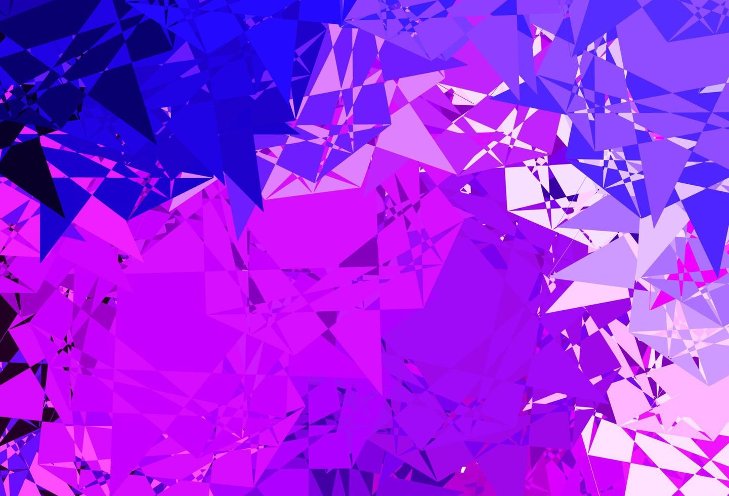 Light Purple, Pink vector template with triangle shapes.