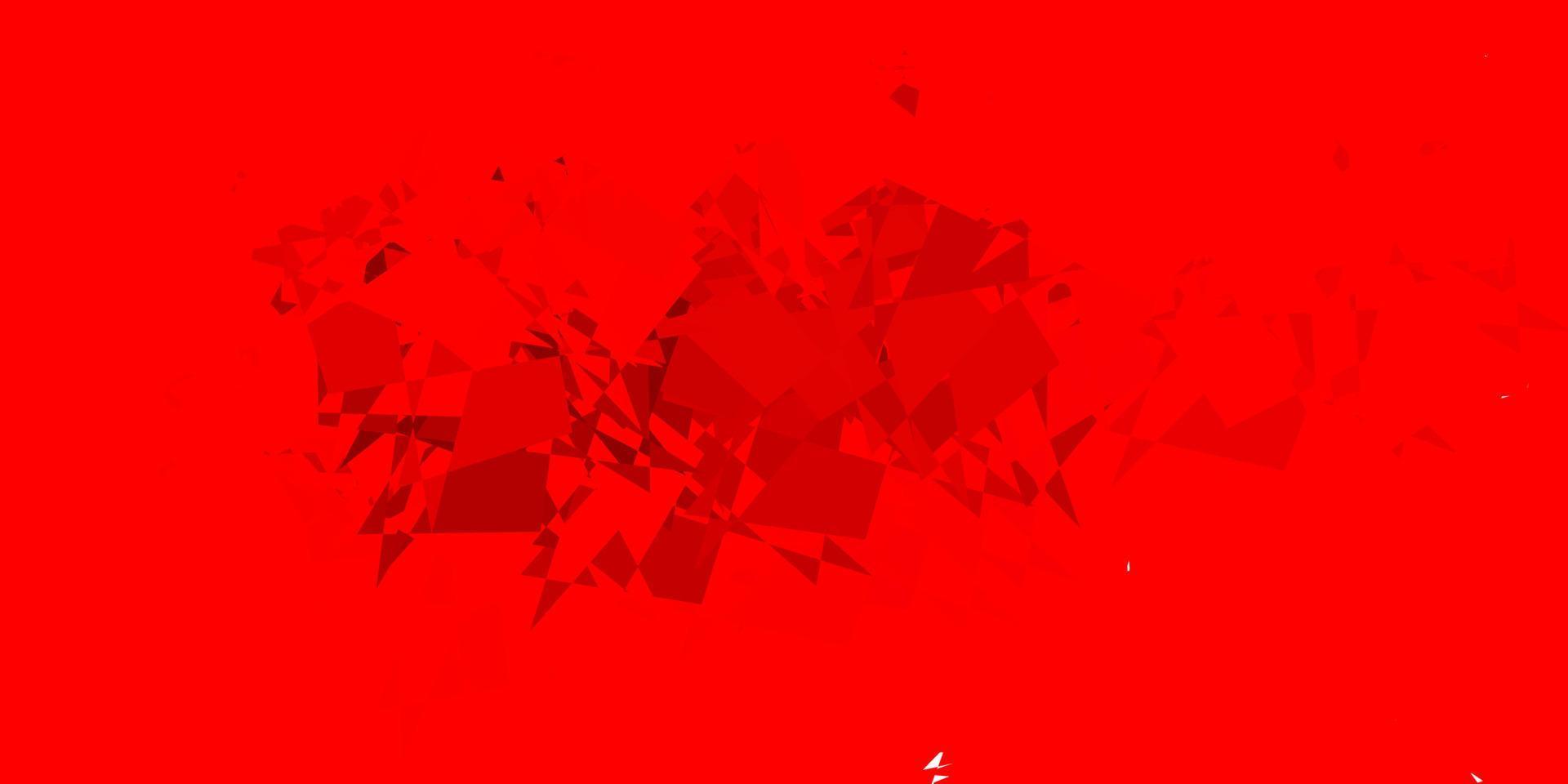 plantilla de vector rojo claro con formas abstractas.