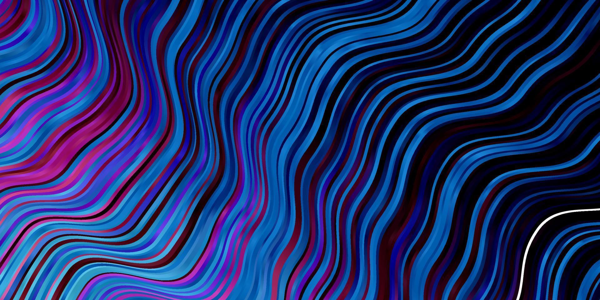 Dark Blue, Red vector background with lines.