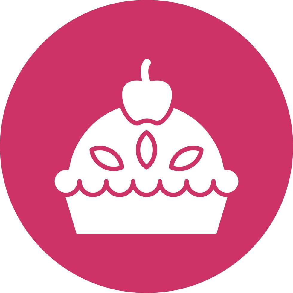 Apple Pie Icon Style vector