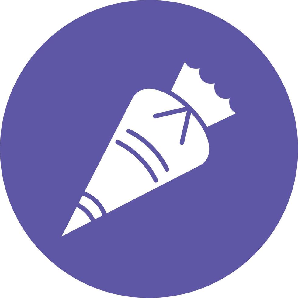 Pastry Bag Icon Style vector