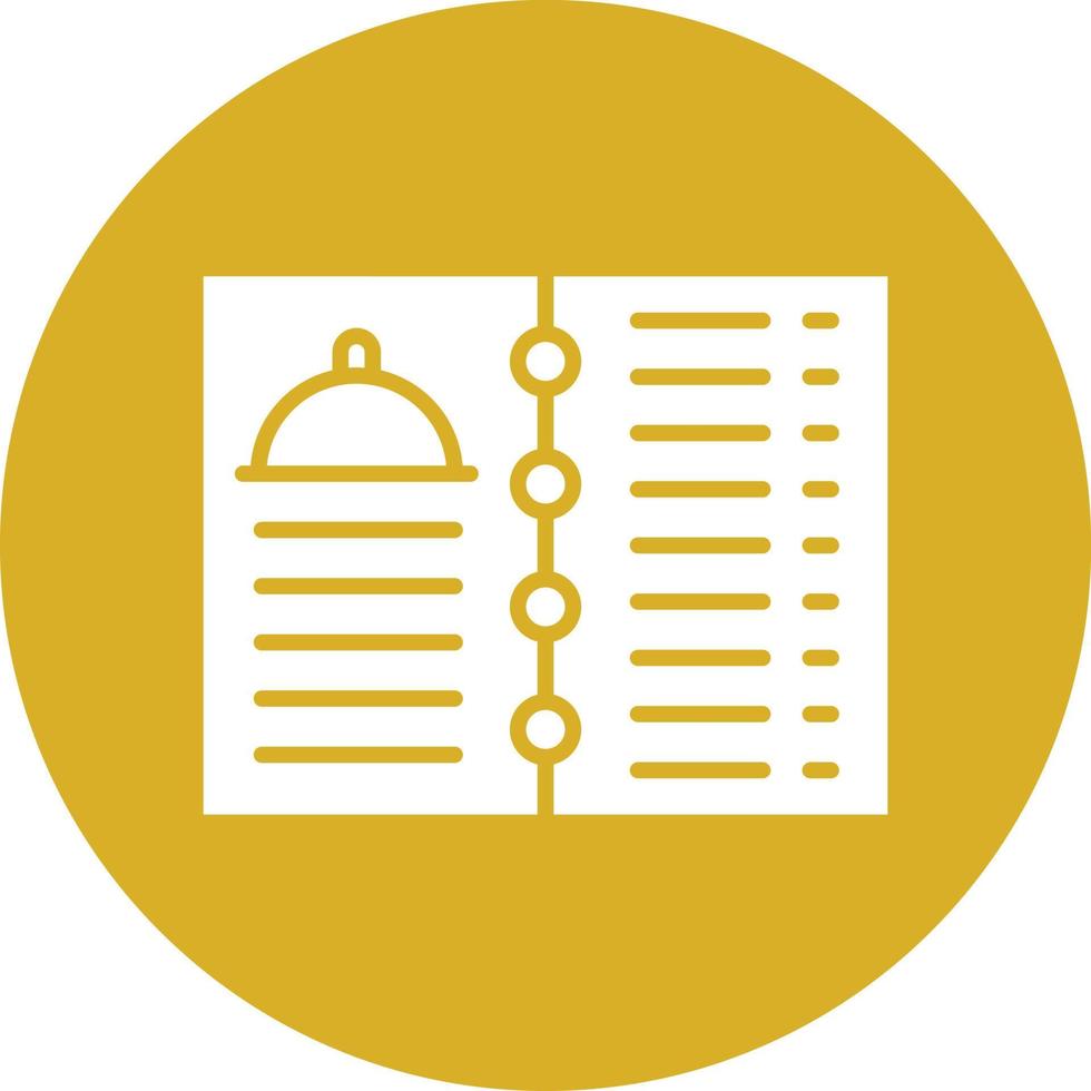 Menu Card Icon Style vector