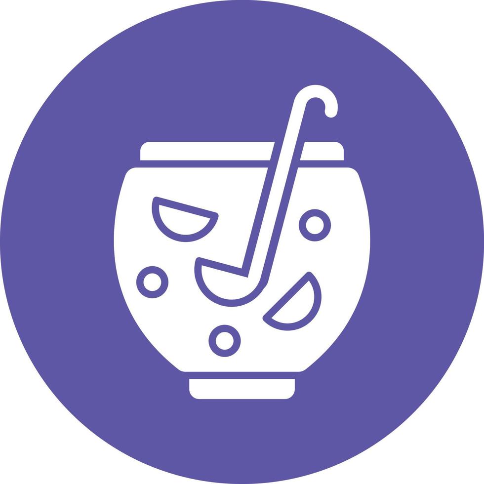 Punch Bowl Icon Style vector