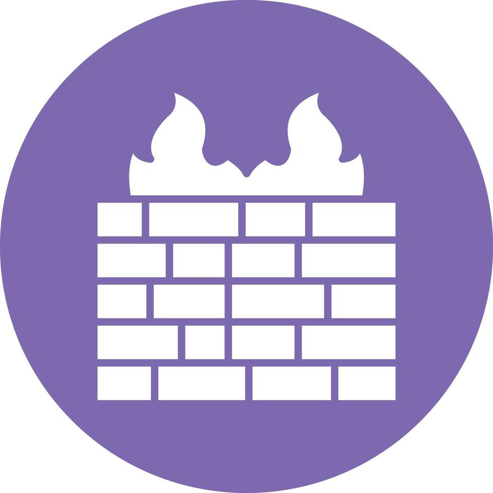 Firewall Icon Style vector