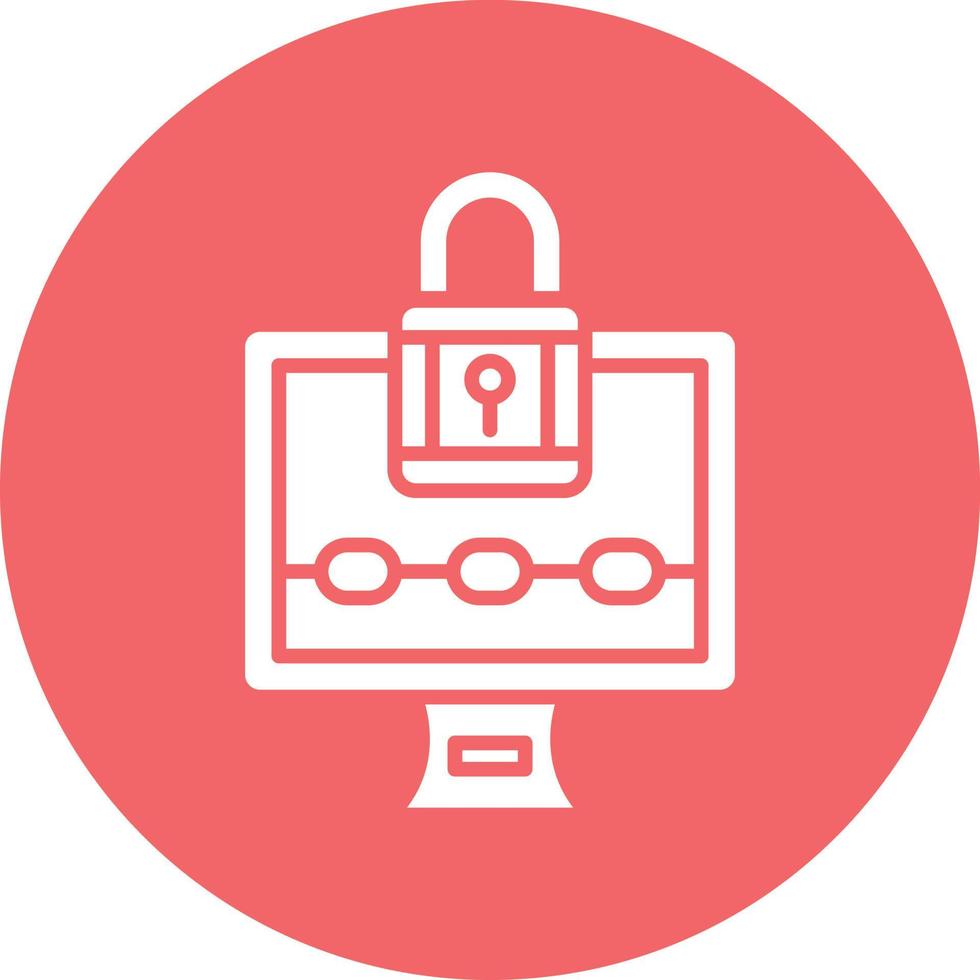 Ransomware Icon Style vector