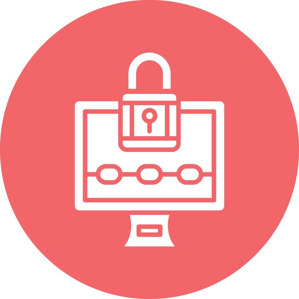 Ransomware Icon Style vector