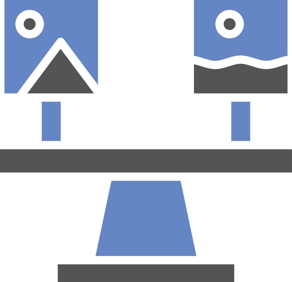 Comparison Icon Style vector