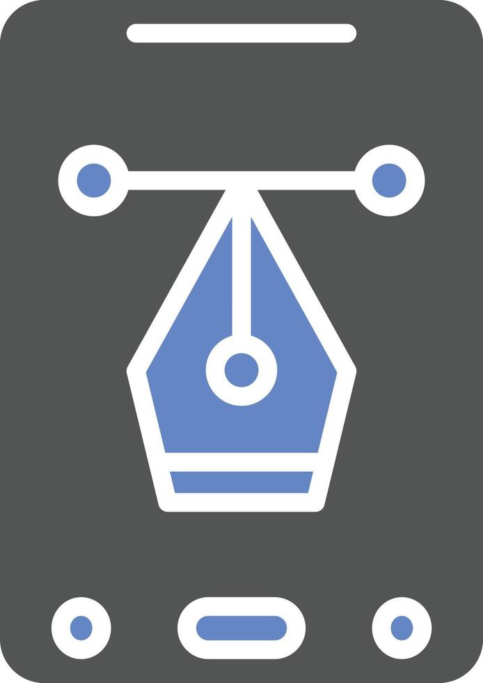 Graphic Tablet Icon Style vector