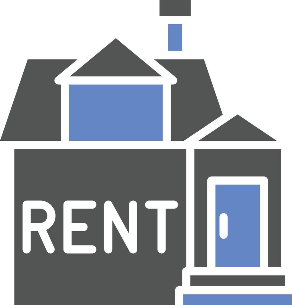 House Rent Icon Style vector