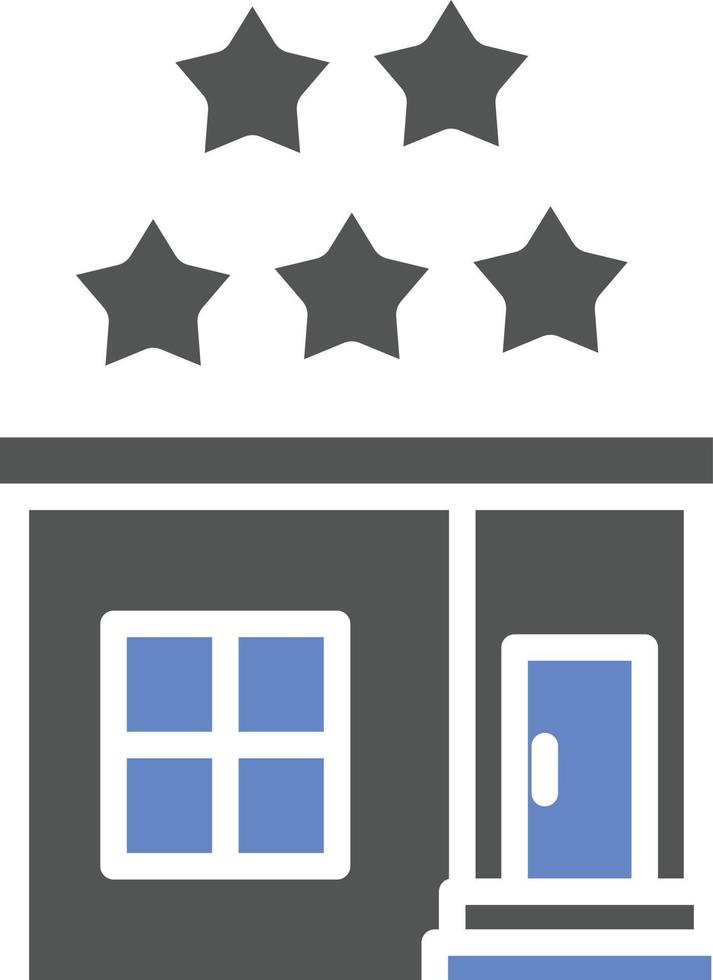 House Rating Icon Style vector