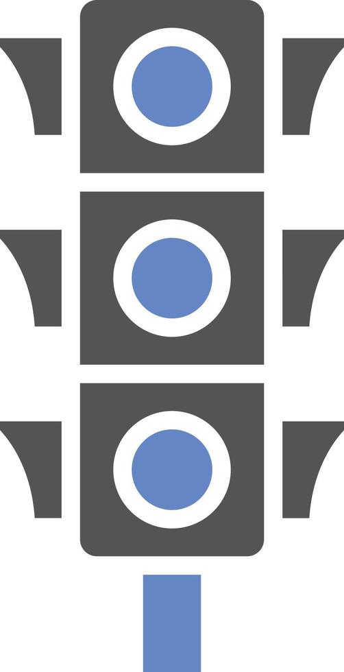 Traffic Lights Icon Style vector