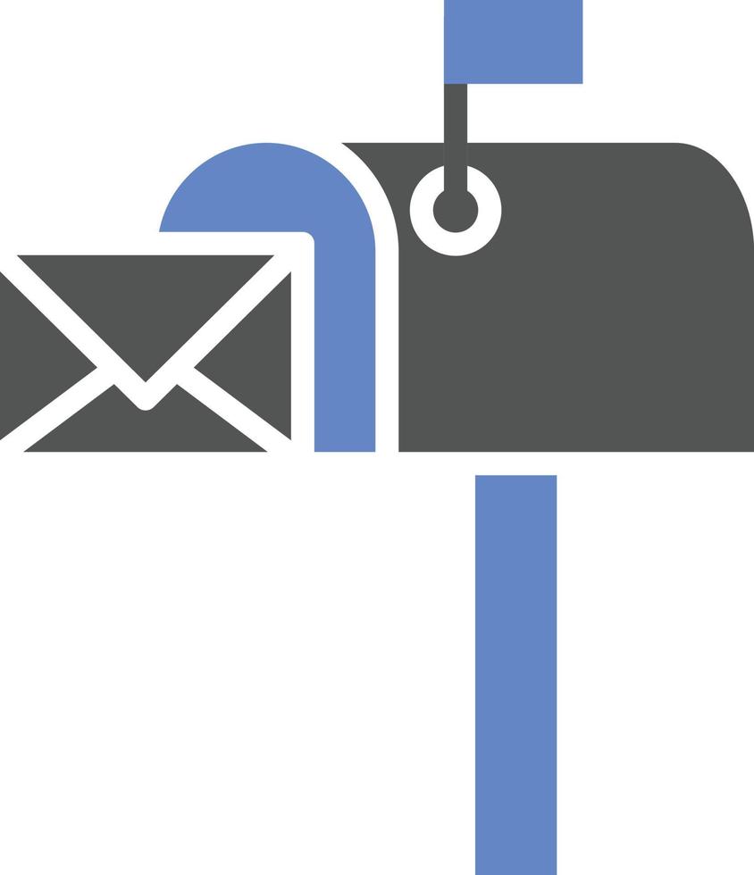 Mailbox Icon Style vector