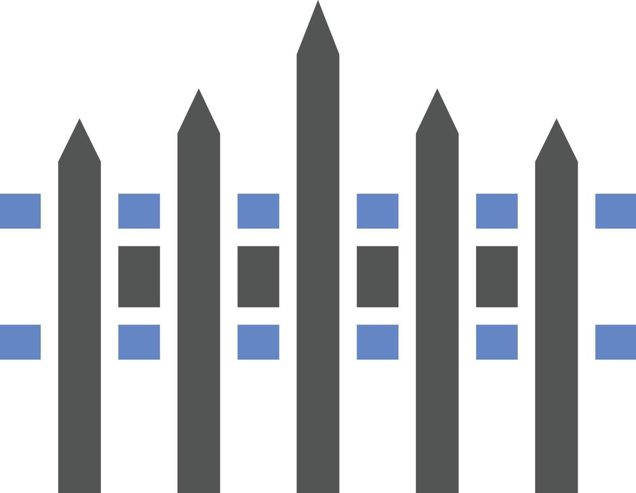 Fence Icon Style vector