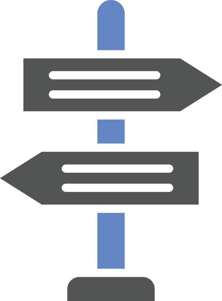 Signpost Icon Style vector
