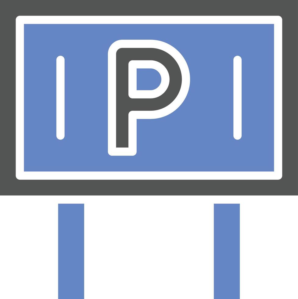 Parking Icon Style vector